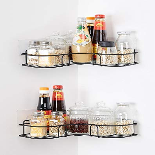 Metal Triangle Self Rack Bathroom Corner Organiser - Image 3