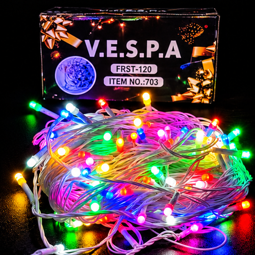 30M Multicolour Frosed String Light (120/104 Bulb) (Print 45M) ✨ - Image 3