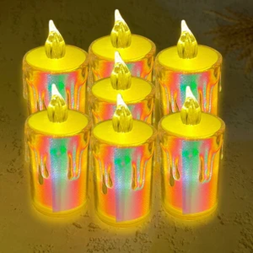 Rainbow LED Candle (24 Piece Box) (Size: 3 Inch) 🌈🕯️ - Image 3
