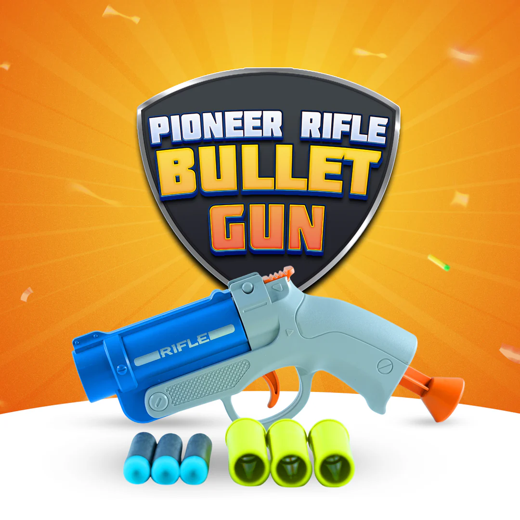 FLYI Pioneer Rifle Bullet Gun Toy for Kids (3+ Years)