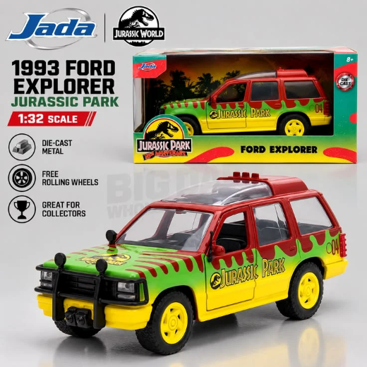 Jada Toys Jurassic Park Ford Explorer 1:32 Die-Cast Car