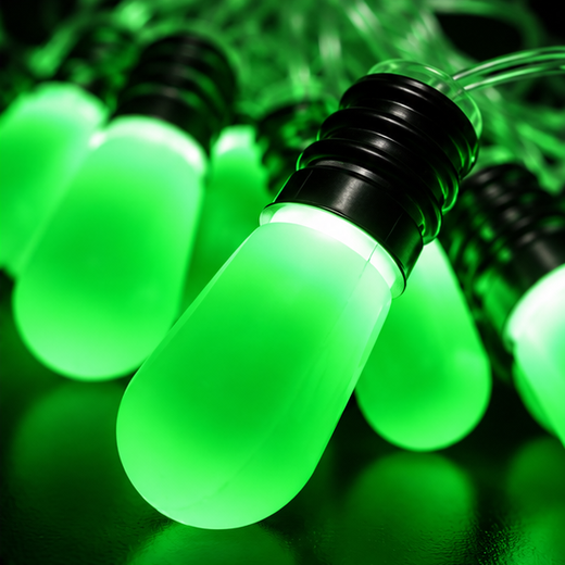 Big Holder Fancy String Light 14 Bulb (Green) ✨ - Image 2