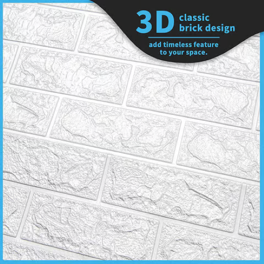 3D Brick Foam Wallpaper (1) - Image 2