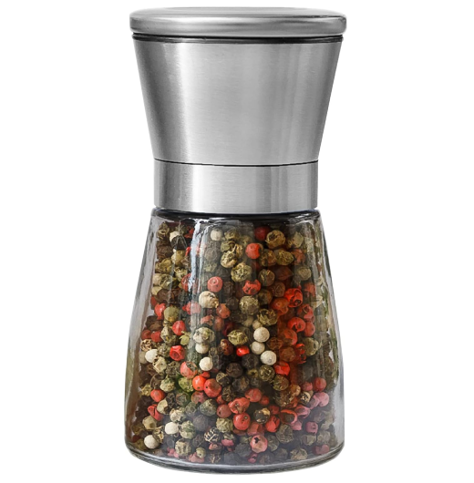 Small Glass Peper Grinder