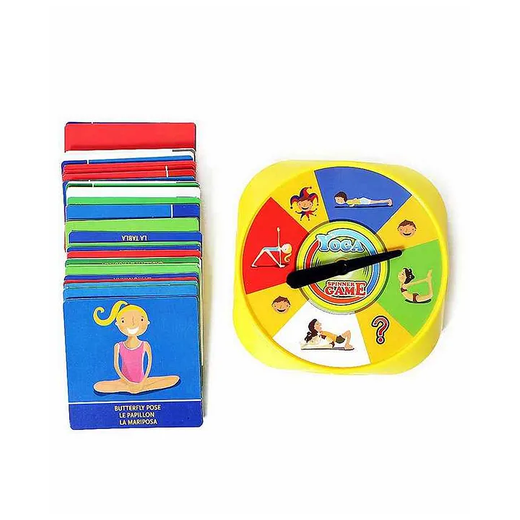 Yoga Spinner Game - Exercise Physical Activity with 54 Pose Card for Kids - Image 3
