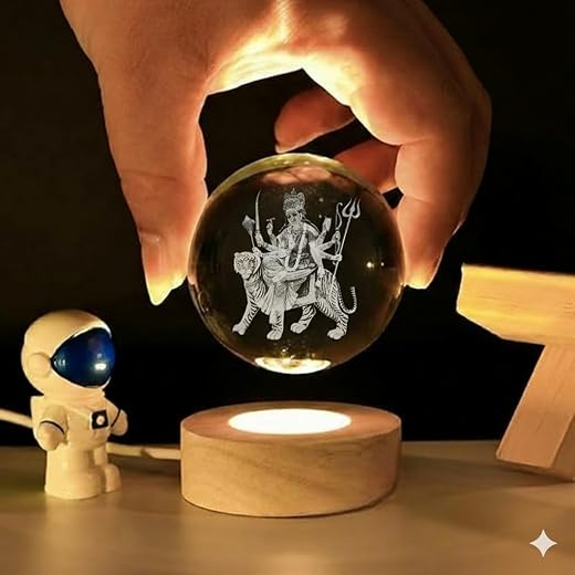DURGA MATA 3D CRYSTAL - Image 3