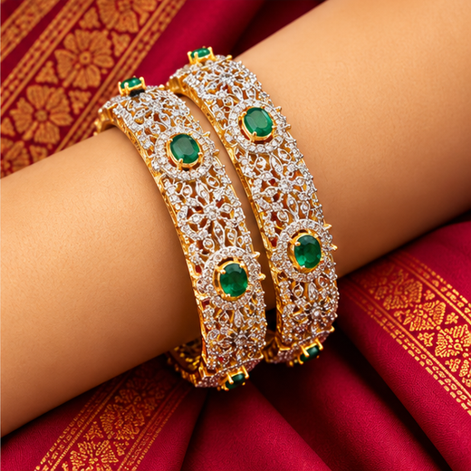 G.J Polishing with Flower Designed Bangle - Image 4