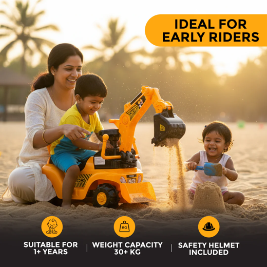 FLYI Construction Vehicle 4K JCB Toy Construction Fun Toy for Kids(3+ Years) - Image 2