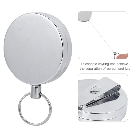 Retractable Keychain Ring - Image 3