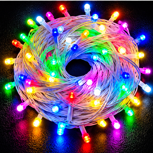 20M Multicolour Frosed String Light (80/68 Bulb) (Print 25M) ✨ - Image 4