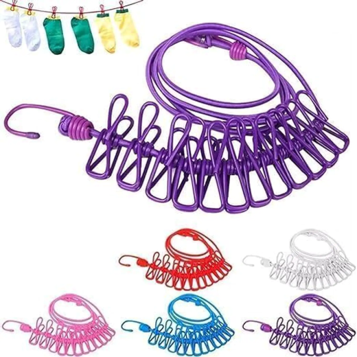 Elastic Cloth Rope (12 Clips) - Image 4