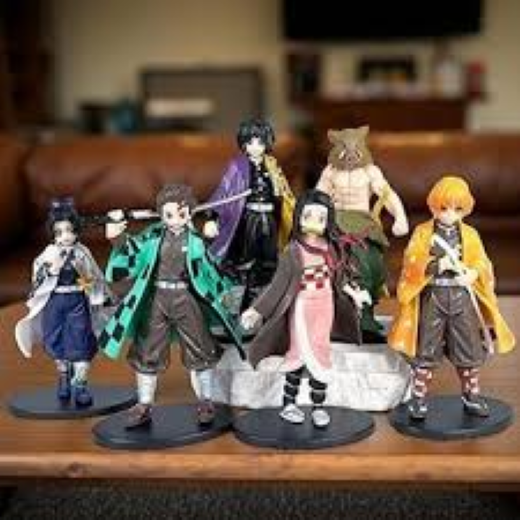 Viral Demon slayer fly set Main character set of 6 - Image 4