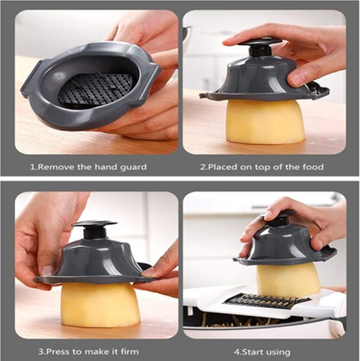 9 in 1 Multifunction Rotate Vegetable Cutter - Image 2