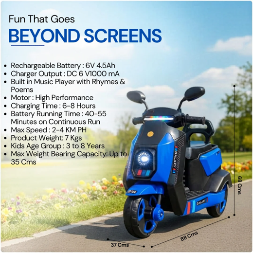FLYI Galaxy Kids Electric Scooty - Image 4