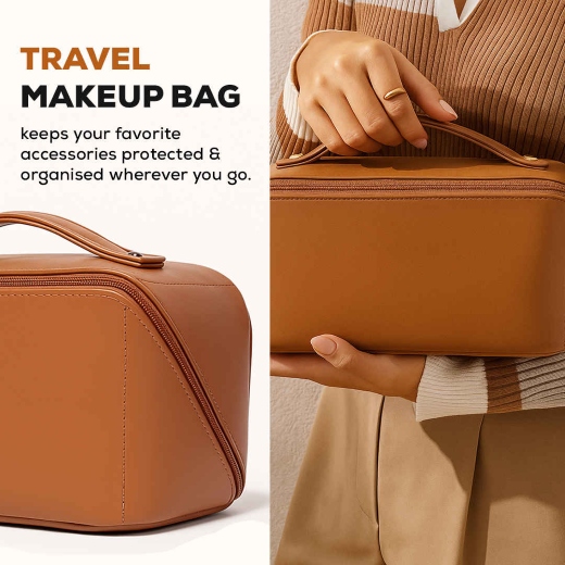 Leather Cosmetic Bag - Image 3