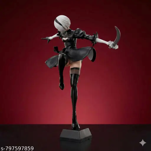 2B (NieR: Automata) Sitting Pose PVC Figure without stand - Image 3