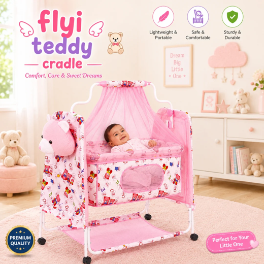 Flyi Teddy Cradle – Comfort, Care & Sweet Dreams