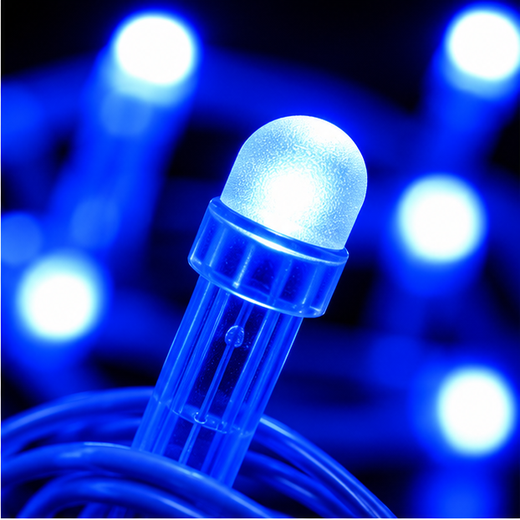 7M Pixel Blue String Light (18 Bulb) (5 MM) (Print 10M) ✨ - Image 2
