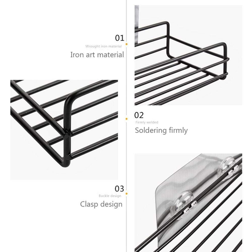 Metal Multipurpose Kitchen Bathroom Shelf Rack Corner - Image 3