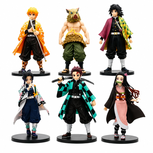 Viral Demon slayer fly set Main character set of 6 - Image 3