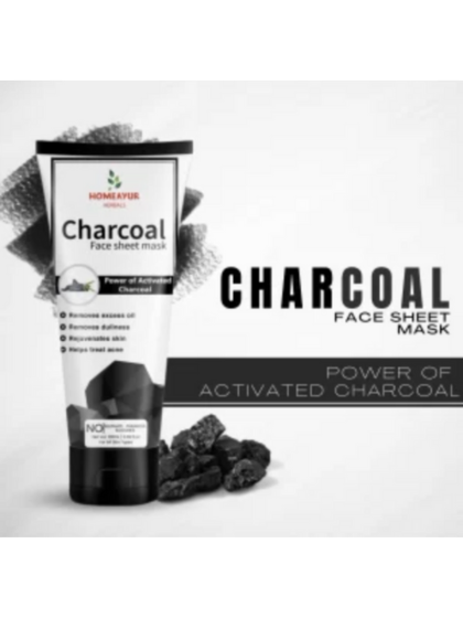 Charcol face sheet mask