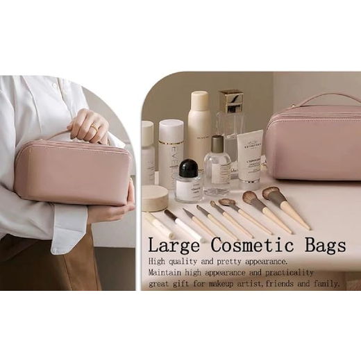 Leather Makeup Bag