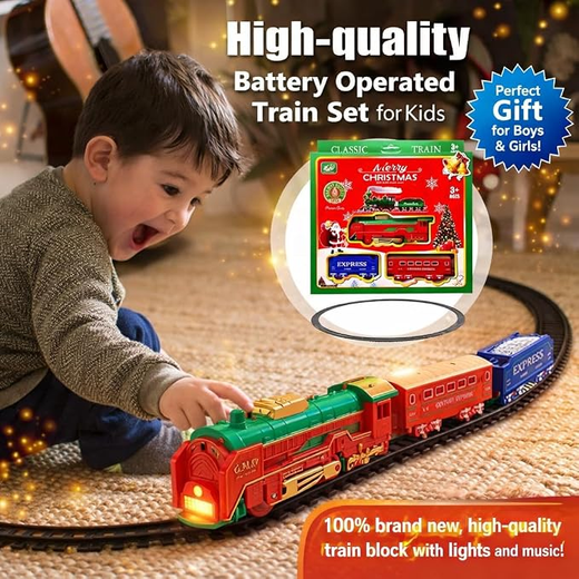 SMALL MERRY CHRISTMAS TRAIN - Image 2