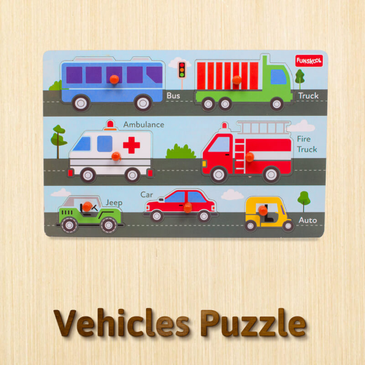 Vehicle Wooden Puzzle - Image 2