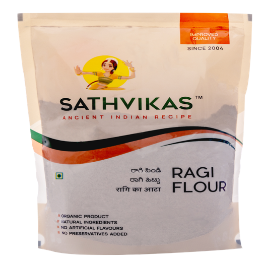 Ragulu / Finger Millet Flour (500 grams) Pack Of 1.