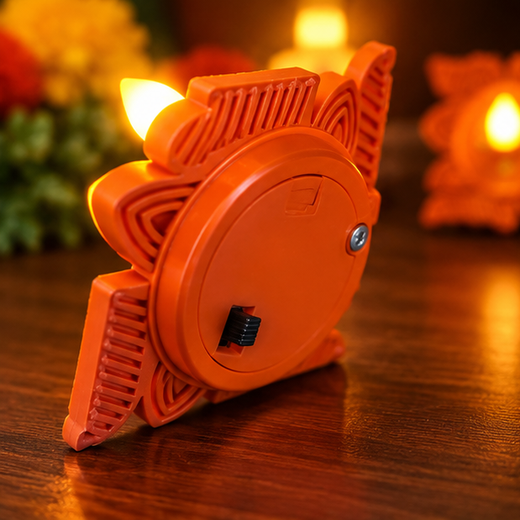 Big Swastik Water Sensor Diya (10 Piece Box) 🪔 - Image 3