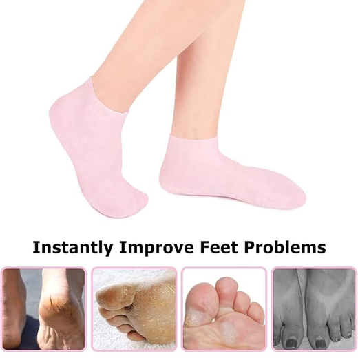 Silicone Moisturizing Gel Socks - Image 3
