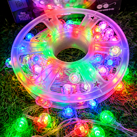26M Roll Crystal Ball Multicolour String Light 80 Ball (Print 50M) 🔮 ✨