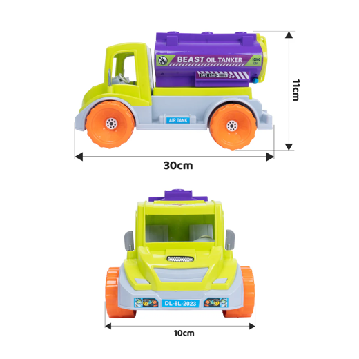 FLYI Friction Powered Beast Oil Tanker Truck Toy(2+ Years) - Image 4