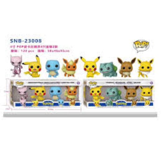 Set of 4 - pekachu pop figures net price 150 - Image 3