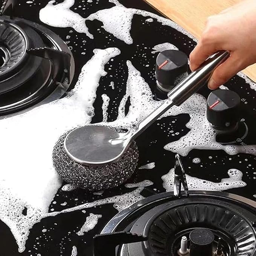 Steel Handle Dish Cleaner - Image 3