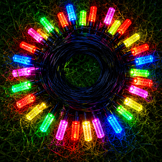 30M Sugarcane Multicolour String Light 62 Bulb (Print 50M) ✨ - Image 3