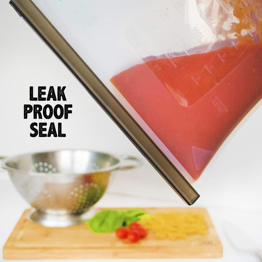 1000ML Silicone Food Storage Bag (1Pc) - Image 4