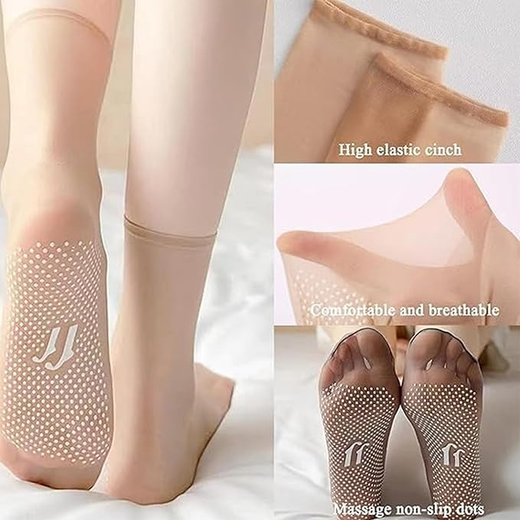 Transparent Invisible Slip-resistant Crystal Silk Socks - Image 2