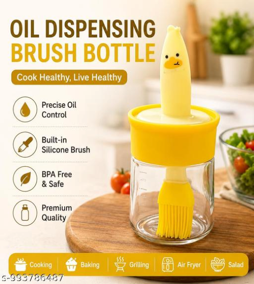 Oil Bottle With Brush - Image 3