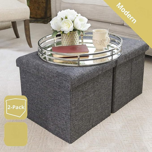 Cube Stool Seating Stool Sitting Storage Stool - Image 3