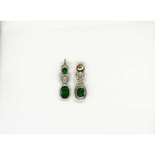 Victorian Two Steps With Green Stone's Long Necklace - Image 3