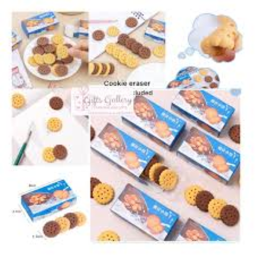 Set Of Mini Biscuit Eraser - Image 2