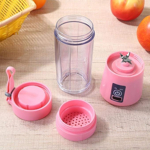 6-Blade USB Electric Juicer Bottle - Image 2