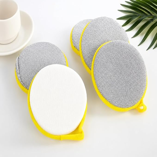 2 in 1 Dishwashing Scrub and Sponge (Set of 5) - Image 4