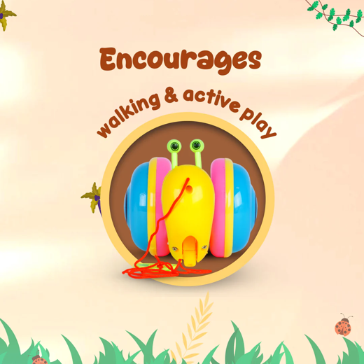 FLYI - Pull Along Super Snail Toy for Toddlers & Kids - Image 3