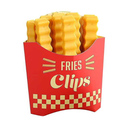 Creative French Fries Snack Sealing Clip 12Pcs
