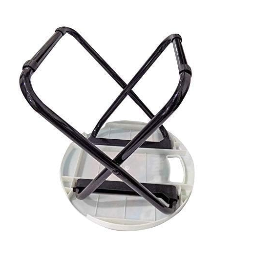 Plastic Small Study Table for Kids Round Shape Cartoon Character Stool for Kids - Image 3