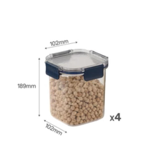 2 Pcs 900ml Cubix Container - Image 4
