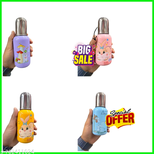 Printed Kids Steel Feeder Bottle (Imported) - Image 3