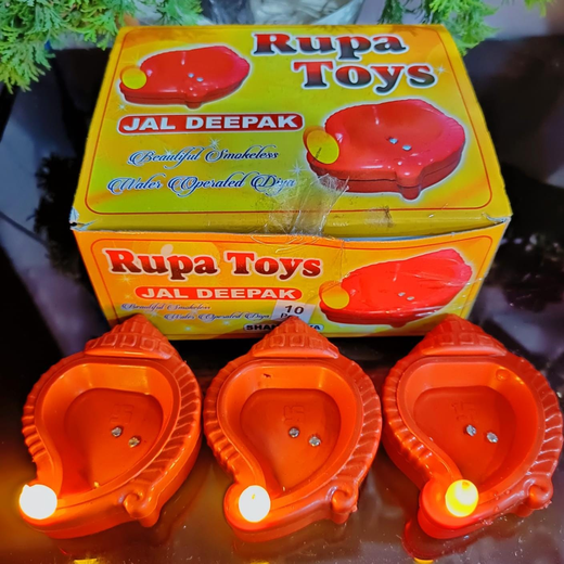 10 Piece Box Shankh Design Water Sensor Diya 🪔 - Image 2